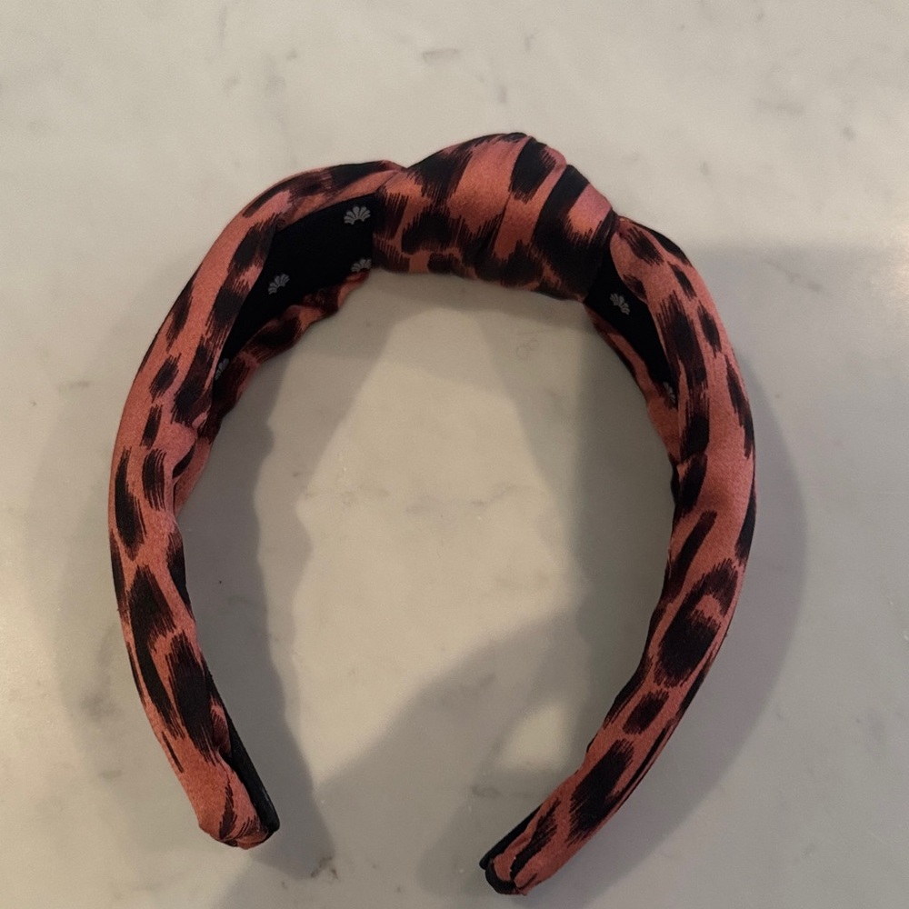 Lele Sadoughi Leopard Print Headband